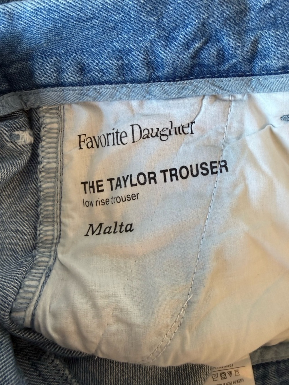 Favorite Daughter The Taylor Trouser size 28 Denim Closet Staple Scandi Girl - Picture 6 of 11